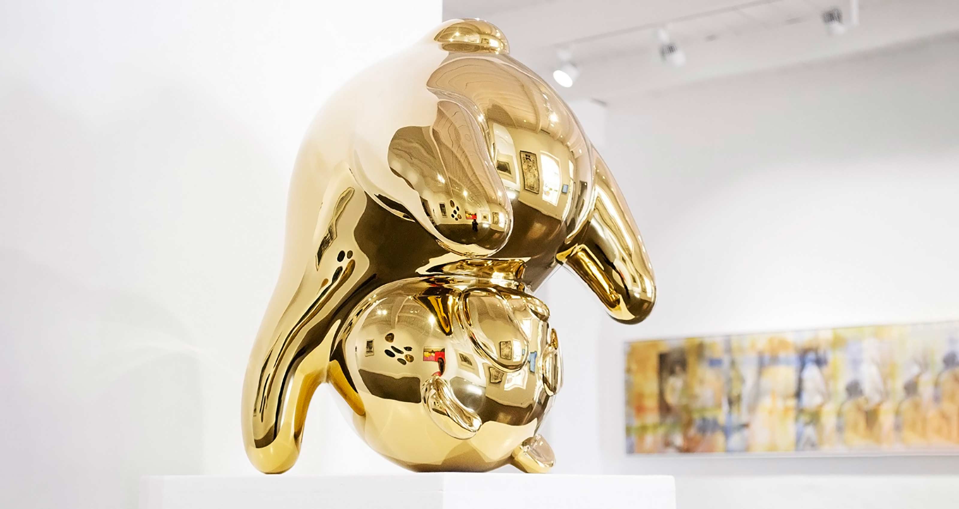 Pandamoduim , panda sculpture on display by Ferdi B Dick