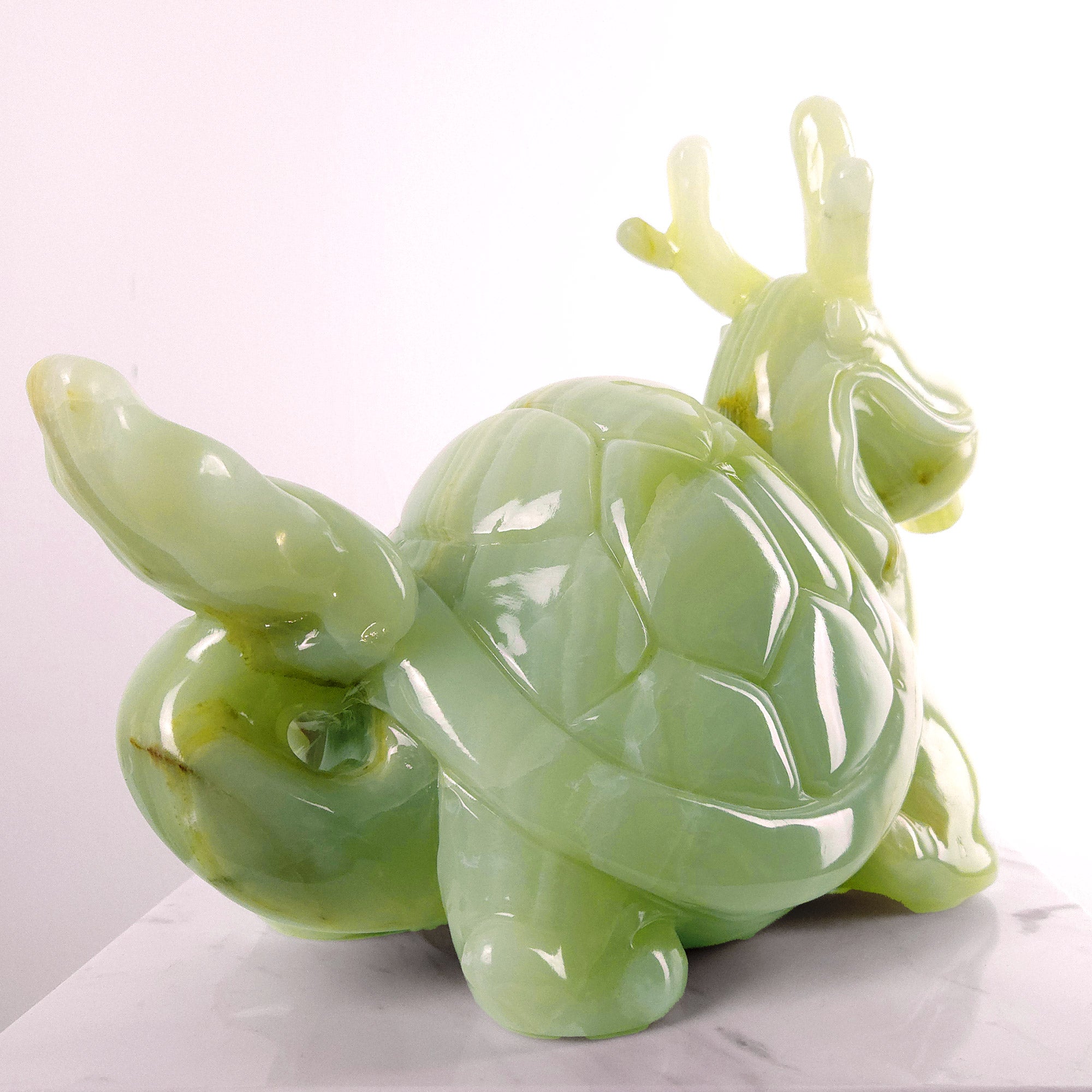 Turtle-Dragon's Breath (Green Onyx)
