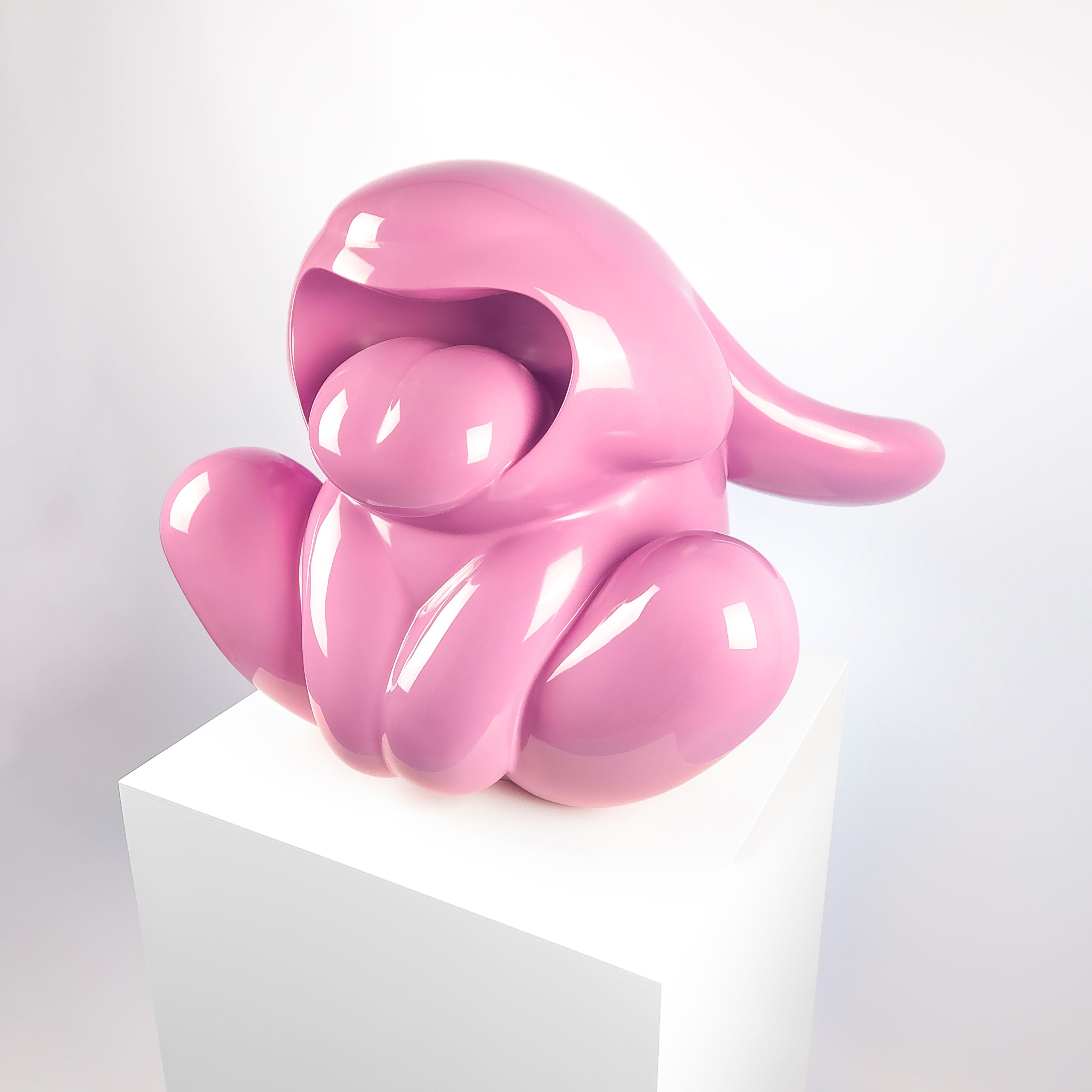 Bunnie Roar Stainless Steel, a bunny colour pink, Limited edition, designed by Ferdi B Dick