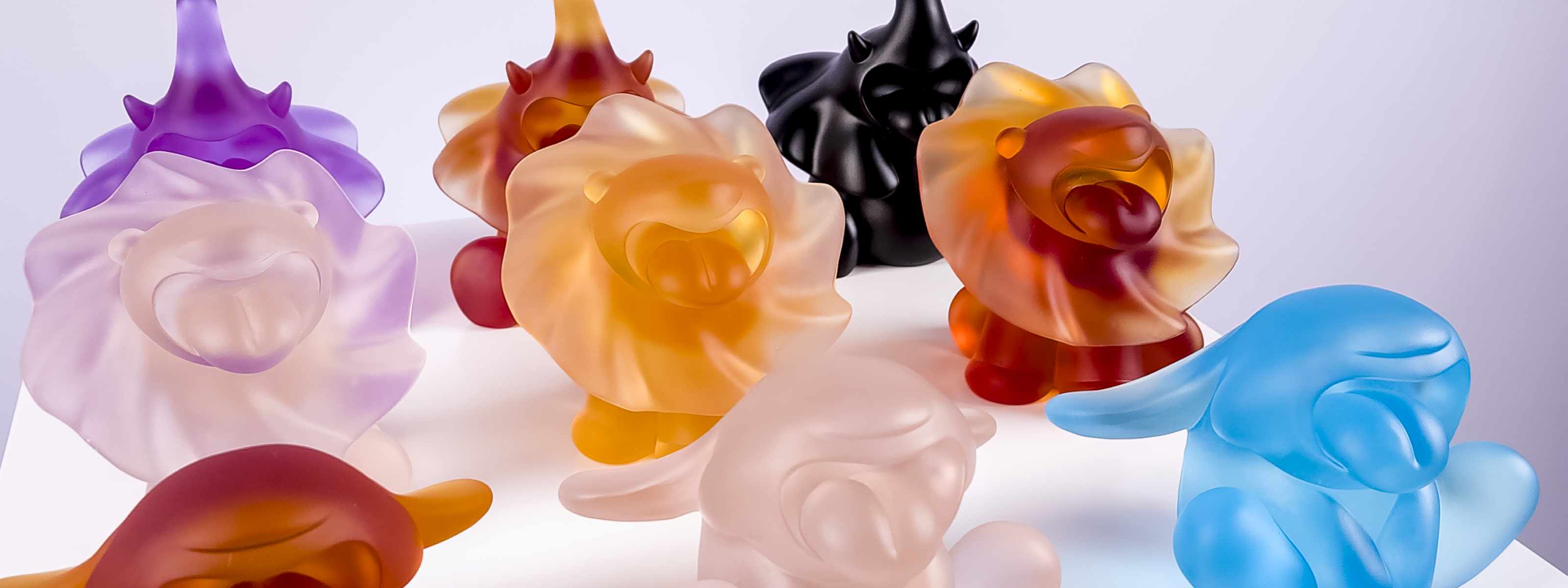 Crystal sculpture by Ferdi B Dick