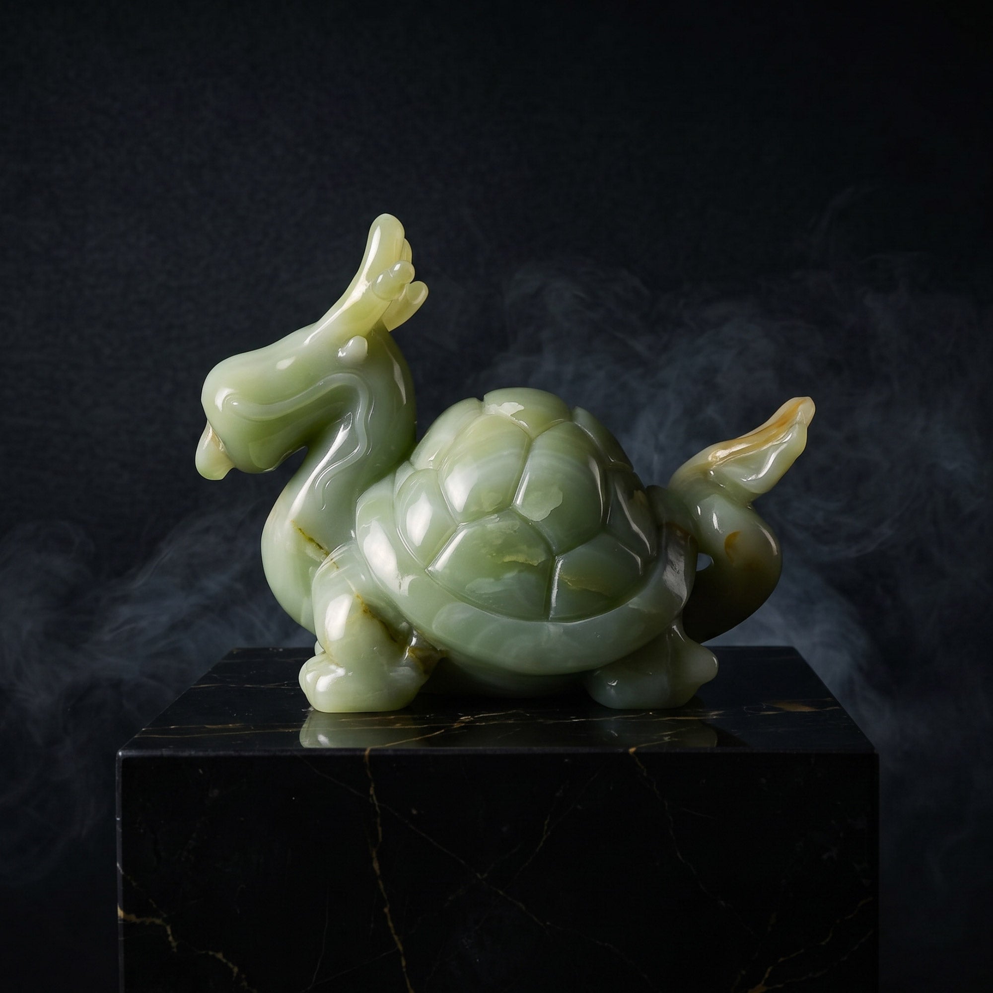 Turtle-Dragon's Breath (Green Onyx)